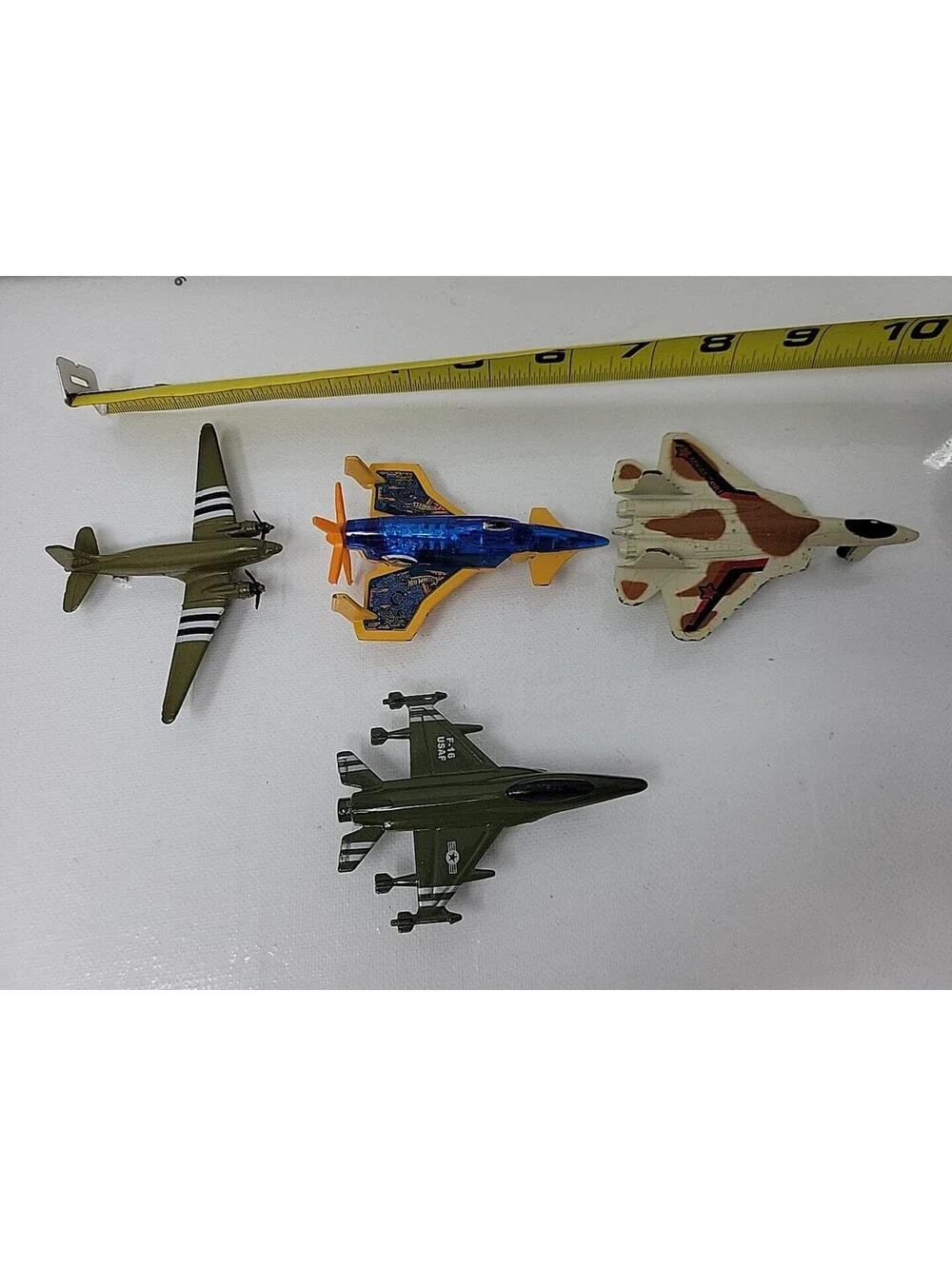 10 Fighter Jet Models Die Cast Mixed Vinatge And More Plz See Pictures